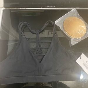 Zyia Black Grid Bra XXL